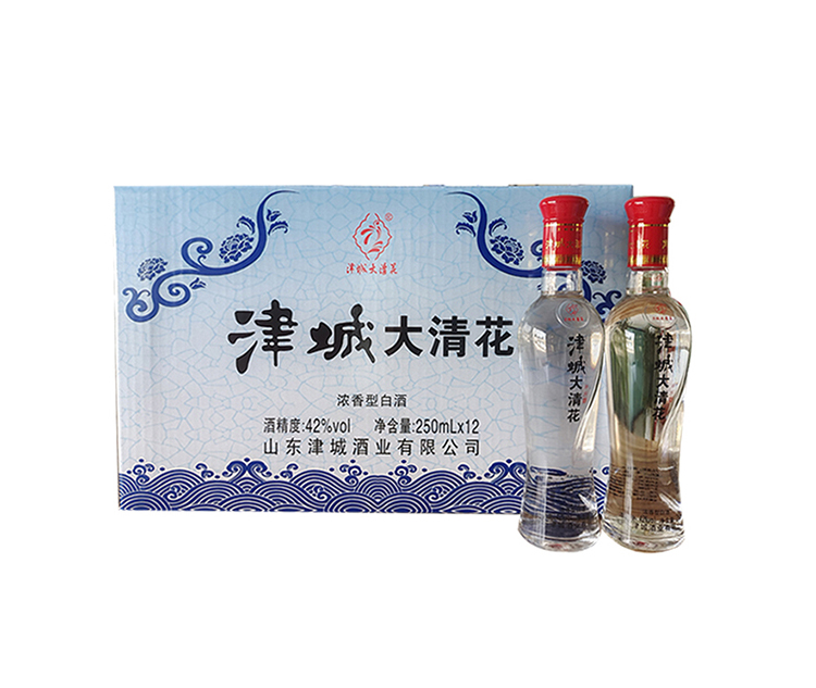 “津城大清花”牌津城半斤酒